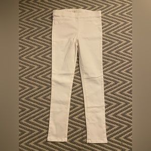 Vineyard Vines girls white jeggings (jeans / leggings) size 12 never worn